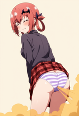 Satanichia Kurumizawa Mcdowell (gabriel dropout) skirt, slumped over, wincing, s-2138807584