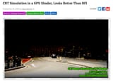 CRT Simulation in a GPU Shader