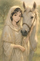 20250724_1229_Graceful Woman and Horse_simple_compose_01k0xzjx1xfzdrrt5jk250b9fw