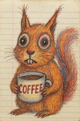 20250726_0929_Coffee-Loving Squirrel Art_simple_compose_01k13j4hx5eem86atrwhdrw9a2
