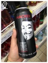 hacker energy drink