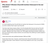 Churchill holocaust books
