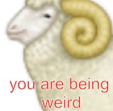 you-are-being-weird
