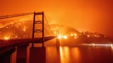 wildfire san francisco bay bridge