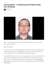 Jeremy Bicha - A Child Sexual Predator Built Your Desktop