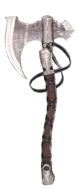 axe with sling