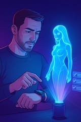 20250805_2135_Holographic Digital Assistant_simple_compose_01k1ykp6tpenzrpf3h9j1e1j1c