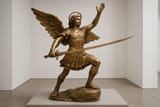 20250805_2150_Archangel Brass Sculpture_simple_compose_01k1ymhnt4enfaj8dvyvshwhcr