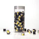 Gateron KS-3X47 Milky Switch Set(Milky Top Black Bottom)