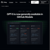 Screenshot 2025-08-07 at 10-04-42 GPT-5 is now generally available in GitHub Models - GitHub Changelog