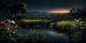 summer river waterfalls dawn_thumb.jpg