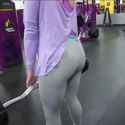 Haley Taylor Butt Leggings Bending Over_thumb.jpg
