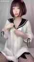 Shio Melon 塩めろん (twitter @SioMelonpan) 001 #Natural Tits #Pale Skin #Short Hair #Slim #Small Tits #Softcore #Solo Female #Striptease_thumb.jpg