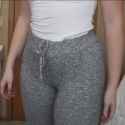 Hannah Garske - FASHION NOVA LEGGINGS TRY ON HAUL (QOBPhhFpQVY) - 04 - Blonde Youtuber Wool Leggings Butt_thumb.jpg