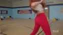 Madelaine Petsch - Butt Red Pants Shaking Redhead Celebrity Actress_thumb.jpg