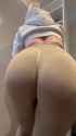 Blonde Farting Butt Pants Lycra Spandex Leggings 001_thumb.jpg