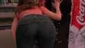 Michelle Trachtenberg Celebrity Jewish Brunette Butt Pants Denim Jeans Bending Over SFW Ass_thumb.jpg