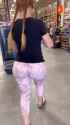 Redhead Butt Pants Lycra Spandex Leggings Candid Creepshot SFW Ass 001 Ginger Braided Pigtails_thumb.jpg