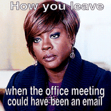 Meeting email