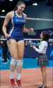Amazon Volleyball player dancing next to tiny Latina midget Spic_thumb.jpg