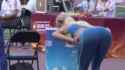 Blonde Butt Pants Lycra Spandex Leggings VPL Panties Bending Over Athlete Candid Creepshot Olympics Beijing 2015_thumb.jpg