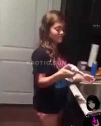 retarded woman fire_thumb.jpg