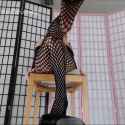 Bitchy Princess Britney - Fishnet Foot Tease - 001_thumb.jpg