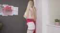 Isabella Clark Blonde Russian Milf Butt Thong Skirt Upskirt NSFW Ass_thumb.jpg