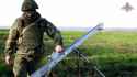 Orlan-10 drone with leer-3 GSM jammer being field-assembled and launched_thumb.jpg