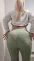 Unknown Blonde BBW Butt Pants Lycra Spandex Leggings Pulled Down Cake Reveal Thong Cellulite Chubby 29sbrs9ycj2a1_thumb.jpg