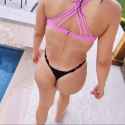 Alinity_-_I_have_to_be_careful..._(zXWagDOHwtY)_-_04_-_Brunette_Columbian_Latina_Youtuber_E-Celeb_Swimsuit_Bikini_Butt_Jiggle_Thong_Slow-Motion_Entering_Pool_thumb.jpg