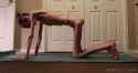 Jewess inmate of Auschwitz doing her daily Yoga workout routine to shed a few excess pounds_thumb.jpg