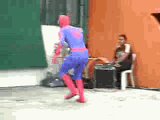 spiderman stun walk wall fall