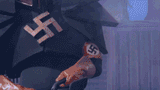 shit just got real - nazi giant chainsaw
