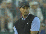 tiger woods golf hole gaping asshole