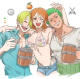 __nami_roronoa_zoro_and_sanji_one_piece_drawn_by_sweetdou3__sample-4bf5af87ebc0c98b190f6b25eebdbb1c
