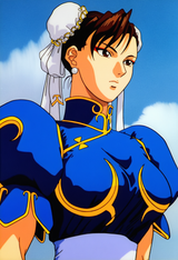 1girl, chun-li (anime), street fighter ii_ the animated movie. anime screenshot, s-4163731062