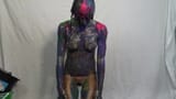 Jayce gunged in metallic bikini to nude 11