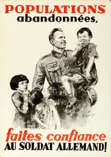 French abandoned poster