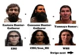00 mesolithic hg hunter gatherers EHG CHG Yamnaya reconstructions plate