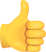thumbs up emoji OK