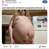 trans pregnant princess