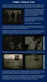 fake Holocauster myth stolen from Polish movie footage shown at museums phony ambulance