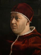 Raffaello,_ritratto_di_papa_leone_X_tra_i_cardinali_luigi_de&#039;_rossi_e_giulio_de&#039;_medici,_1518,_03