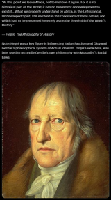 prejudiced hateful bigoted racist chudcel Hegel