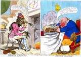 James Gillray, French Liberty - British Slavery, 1792