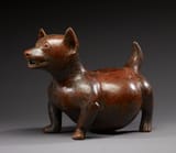 Colima_-_Dog_Effigy_-_Walters_20092051_-_Three_Quarter_Left