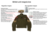 Battle dress insignia lore