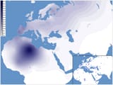 Spatial_frequency_distribution_(%)_of_haplogroup_H1_in_western_Eurasia_and_North_Africa.