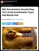 king Tuts grandma Tjuyu blonde